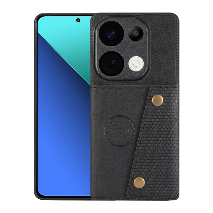 Double Buckle Card Slots Magnetic Phone Case