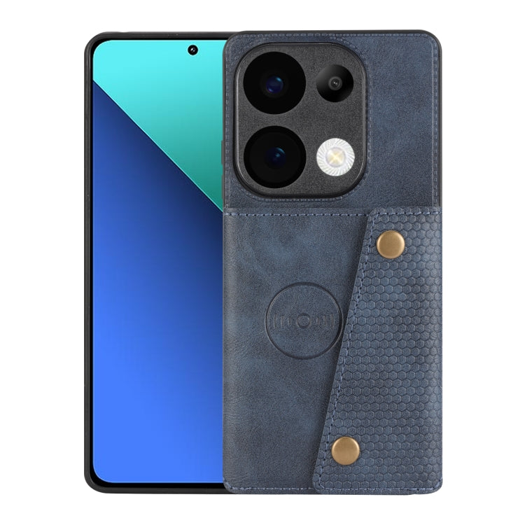 Double Buckle Card Slots Magnetic Phone Case