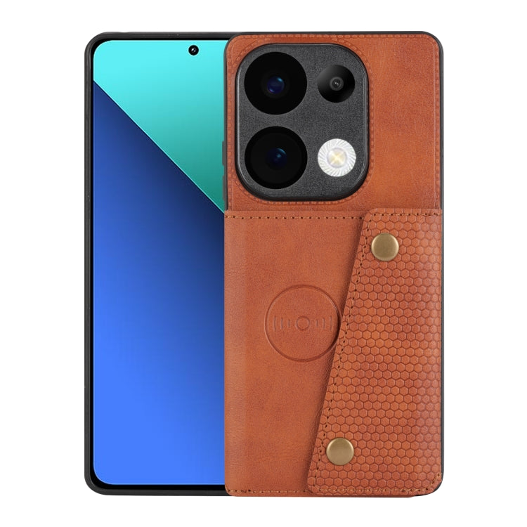 Double Buckle Card Slots Magnetic Phone Case