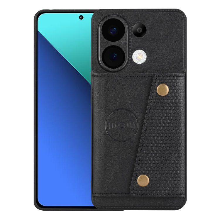 Double Buckle Card Slots Magnetic Phone Case