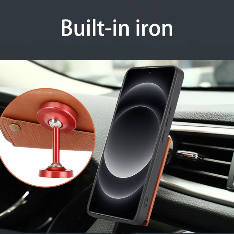 Double Buckle Card Slots Magnetic Phone Case