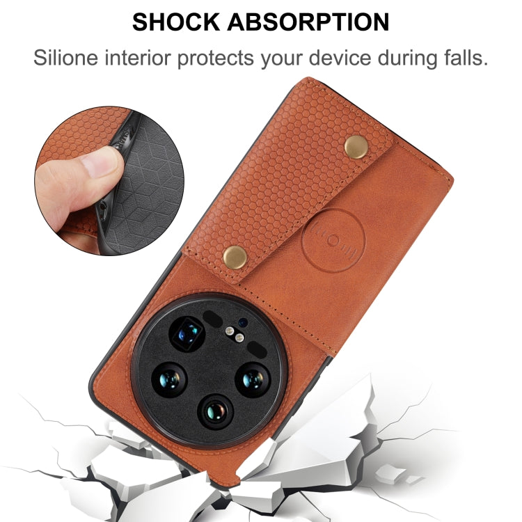 Double Buckle Card Slots Magnetic Phone Case