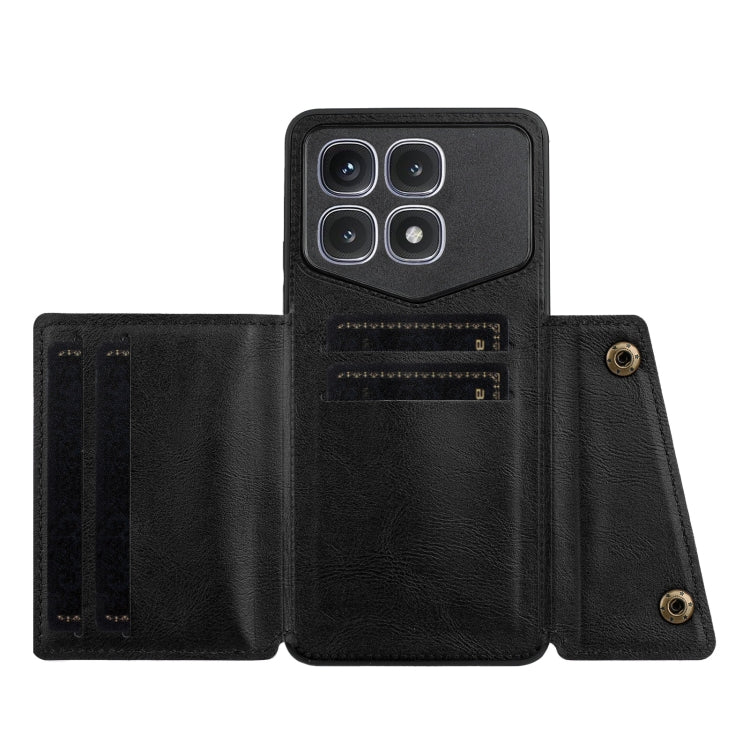 Double Buckle Card Slots Magnetic Phone Case