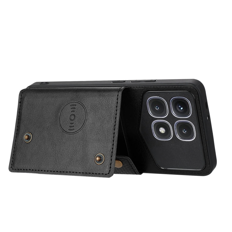 Double Buckle Card Slots Magnetic Phone Case