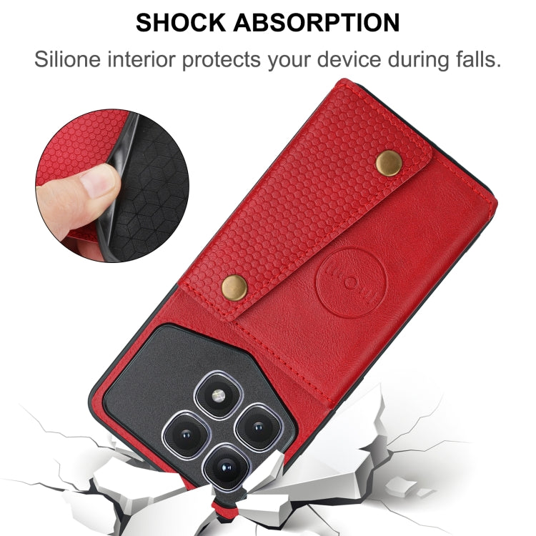 Double Buckle Card Slots Magnetic Phone Case
