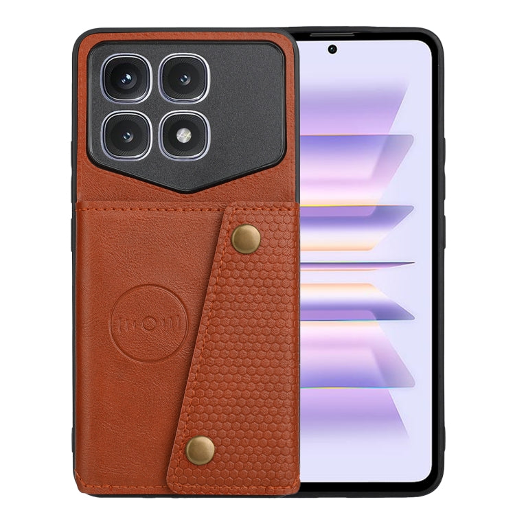Double Buckle Card Slots Magnetic Phone Case
