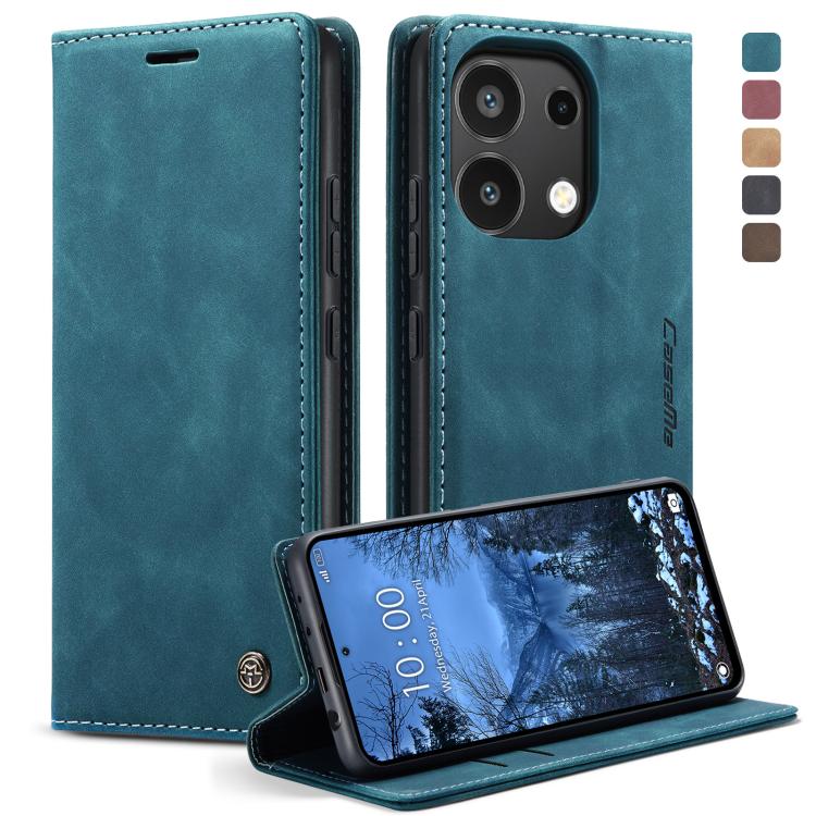 Étui multifonction en cuir à rabat horizontal CaseMe 013 pour Xiaomi Redmi Note 13 Pro 4G, Xiaomi Redmi Note 13 4G, Xiaomi Redmi 13C 4G Global / 13C 5G, Xiaomi Poco X6 Pro, Xiaomi Redmi K70E 5G, Xiaomi 14 Pro
