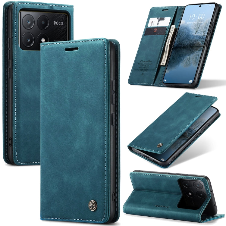 Étui multifonction en cuir à rabat horizontal CaseMe 013 pour Xiaomi Redmi Note 13 Pro 4G, Xiaomi Redmi Note 13 4G, Xiaomi Redmi 13C 4G Global / 13C 5G, Xiaomi Poco X6 Pro, Xiaomi Redmi K70E 5G, Xiaomi 14 Pro