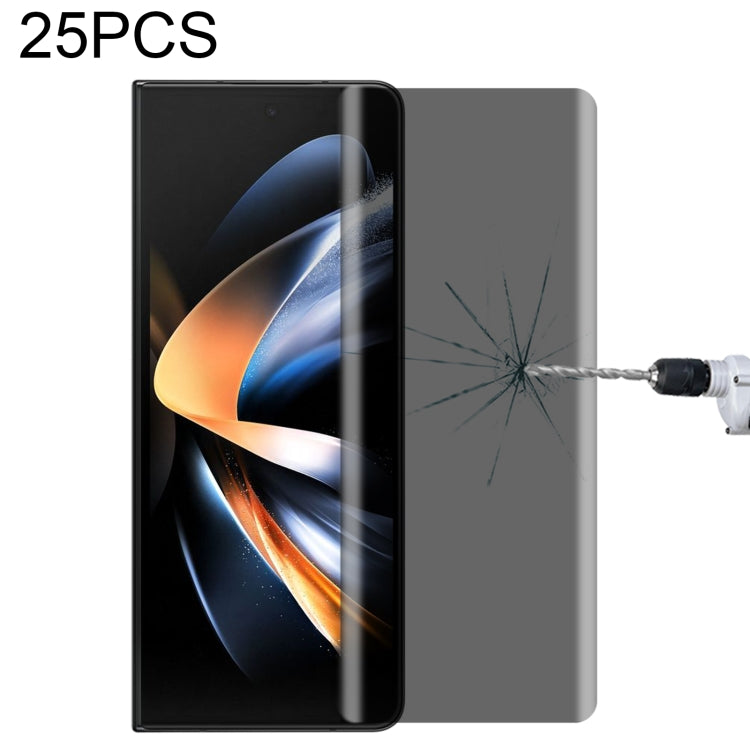 25pcs Inner Screen Privacy Full Cover Screen Protector Tempered Glass Film, For Samsung Galaxy Z Fold5 (25 PCS)