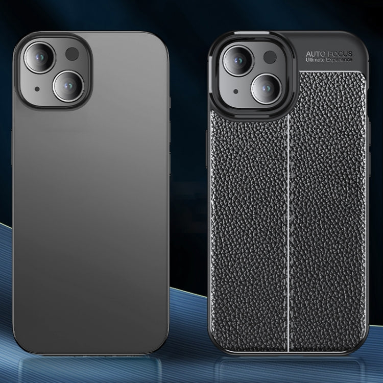 Litchi Texture Shockproof TPU Phone Case, For iPhone 15
