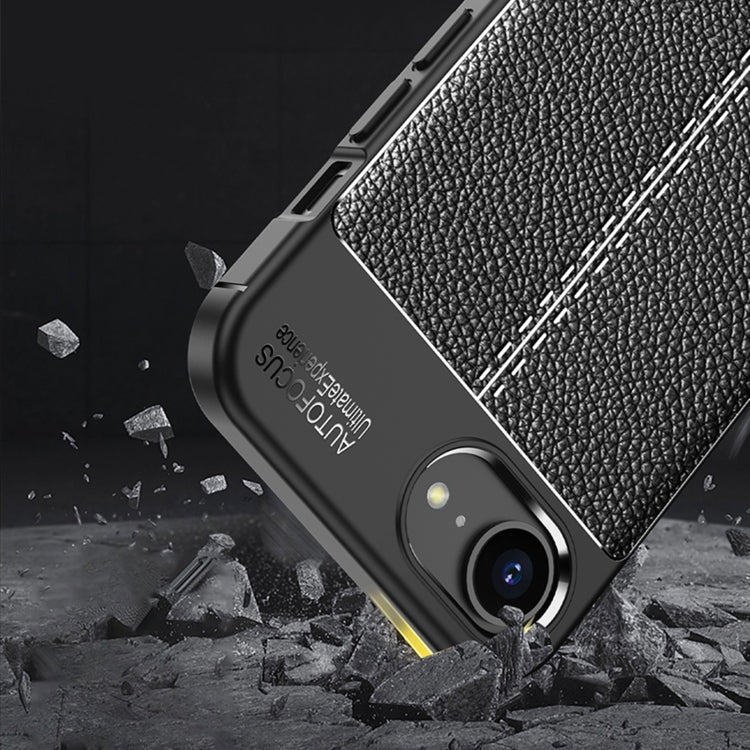 Litchi Texture Shockproof TPU Phone Case, For iPhone 16 Pro Max, For iPhone 16 Pro, For iPhone 16 Plus, For iPhone 16, iPhone 16e, For iPhone 15 Pro Max, For iPhone 15 Pro, For iPhone 15 Plus, For iPhone 15
