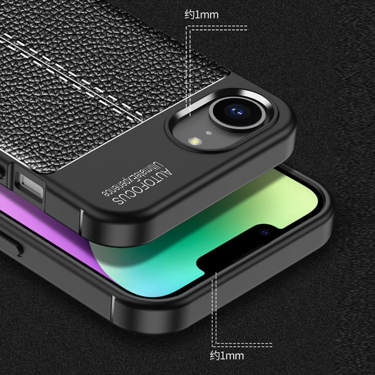 Litchi Texture Shockproof TPU Phone Case, For iPhone 16 Pro Max, For iPhone 16 Pro, For iPhone 16 Plus, For iPhone 16, iPhone 16e, For iPhone 15 Pro Max, For iPhone 15 Pro, For iPhone 15 Plus, For iPhone 15
