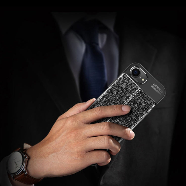 Litchi Texture Shockproof TPU Phone Case, For iPhone 16 Pro Max, For iPhone 16 Pro, For iPhone 16 Plus, For iPhone 16, iPhone 16e, For iPhone 15 Pro Max, For iPhone 15 Pro, For iPhone 15 Plus, For iPhone 15