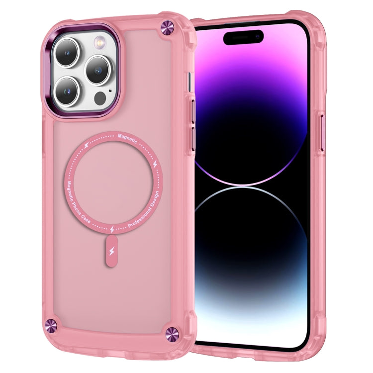 Skin Feel TPU + PC MagSafe Magnetic Phone Case, For iPhone 15 Pro, For iPhone 15 Plus, For iPhone 15, For iPhone 14 Plus, For iPhone 14, For iPhone 14 Pro