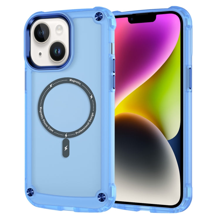 Skin Feel TPU + PC MagSafe Magnetic Phone Case, For iPhone 15 Pro, For iPhone 15 Plus, For iPhone 15, For iPhone 14 Plus, For iPhone 14, For iPhone 14 Pro
