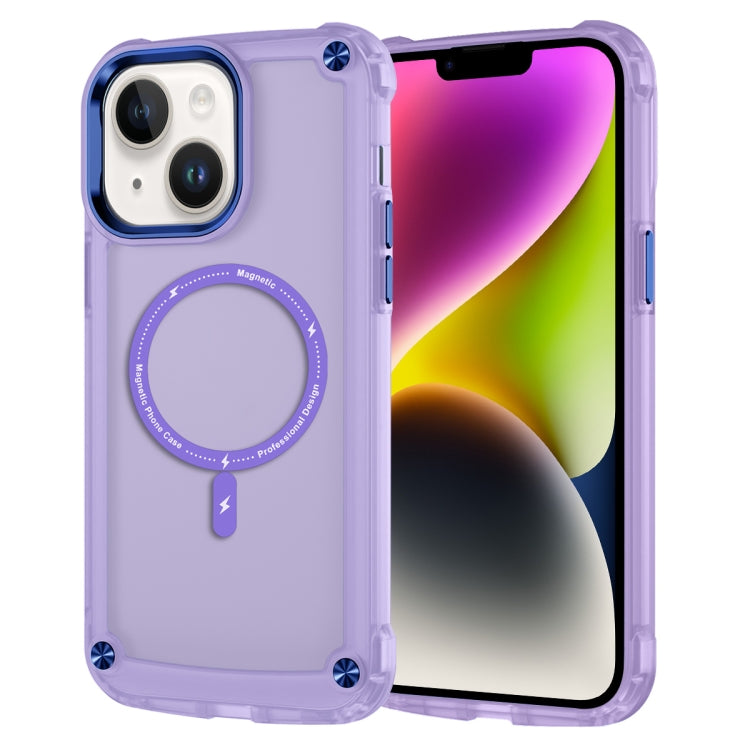 Skin Feel TPU + PC MagSafe Magnetic Phone Case, For iPhone 15 Pro, For iPhone 15 Plus, For iPhone 15, For iPhone 14 Plus, For iPhone 14, For iPhone 14 Pro