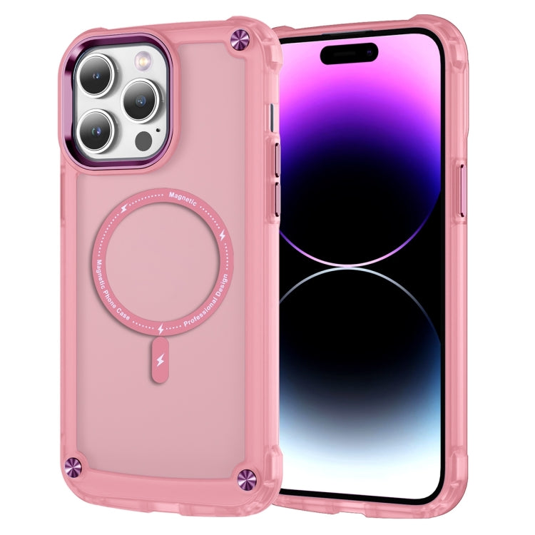 Skin Feel TPU + PC MagSafe Magnetic Phone Case, For iPhone 15 Pro, For iPhone 15 Plus, For iPhone 15, For iPhone 14 Plus, For iPhone 14, For iPhone 14 Pro