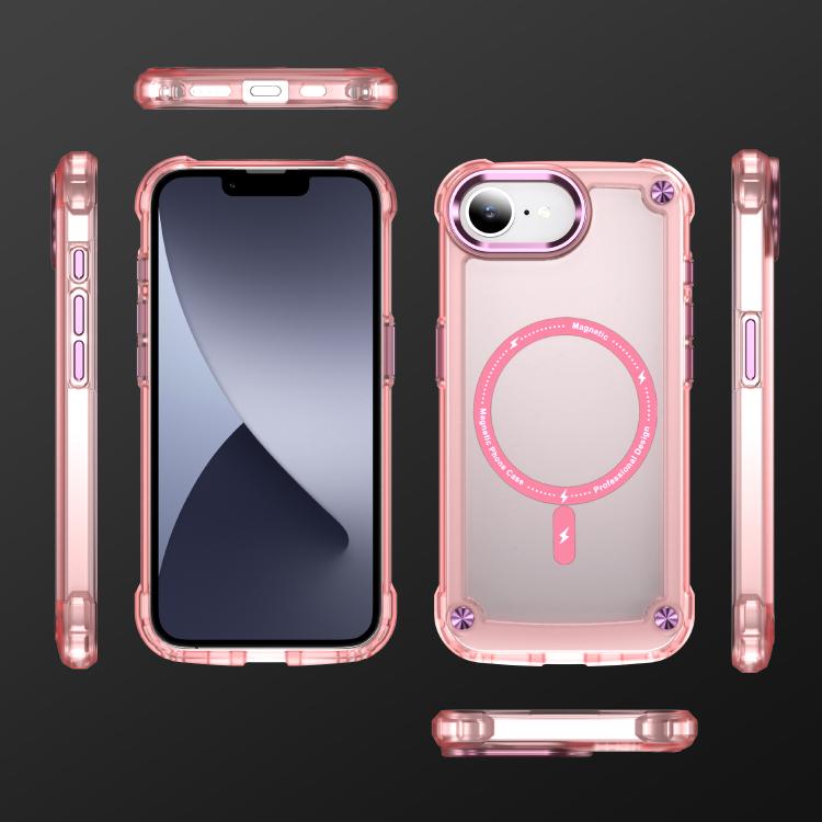 Skin Feel TPU + PC MagSafe Magnetic Phone Case, For iPhone 16e, For iPhone 16 Pro Max, For iPhone 16 Pro, For iPhone 16 Plus, For iPhone 16, For iPhone 15 Pro Max