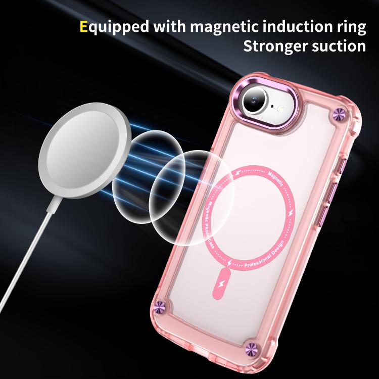 Skin Feel TPU + PC MagSafe Magnetic Phone Case, For iPhone 16e, For iPhone 16 Pro Max, For iPhone 16 Pro, For iPhone 16 Plus, For iPhone 16, For iPhone 15 Pro Max