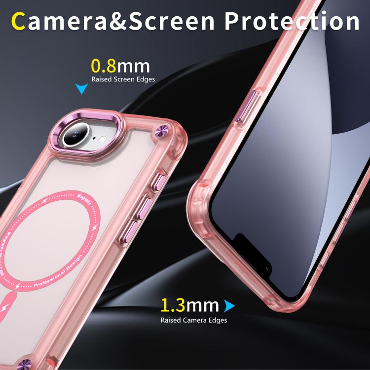 Skin Feel TPU + PC MagSafe Magnetic Phone Case, For iPhone 16e, For iPhone 16 Pro Max, For iPhone 16 Pro, For iPhone 16 Plus, For iPhone 16, For iPhone 15 Pro Max
