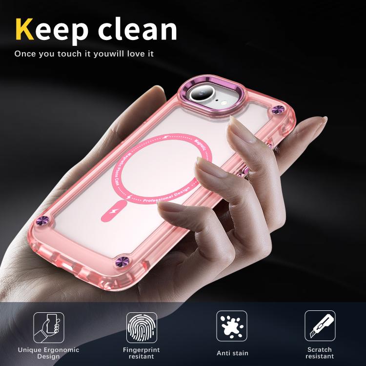 Skin Feel TPU + PC MagSafe Magnetic Phone Case, For iPhone 16e, For iPhone 16 Pro Max, For iPhone 16 Pro, For iPhone 16 Plus, For iPhone 16, For iPhone 15 Pro Max