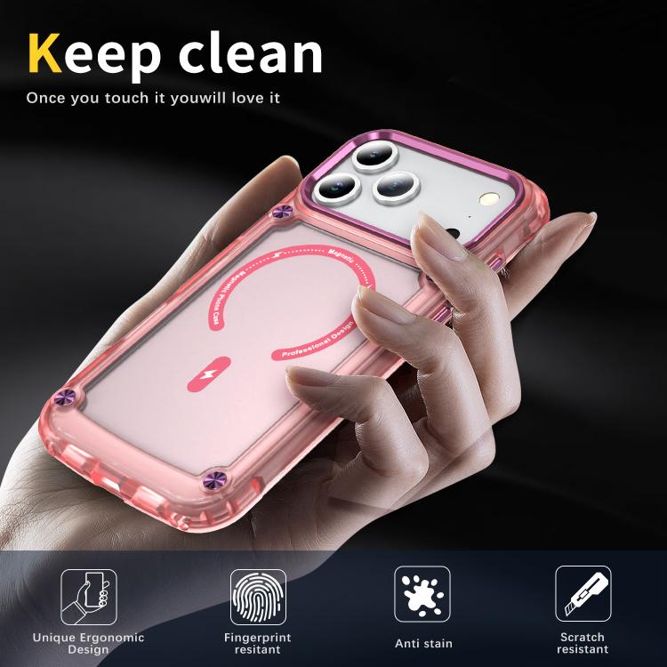 Skin Feel TPU + PC MagSafe Magnetic Phone Case, For iPhone 16e, For iPhone 16 Pro Max, For iPhone 16 Pro, For iPhone 16 Plus, For iPhone 16, For iPhone 15 Pro Max