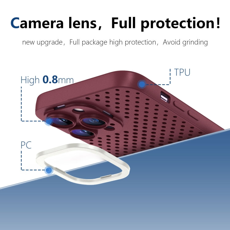 Hollow Heat Dissipation TPU Phone Case, For iPhone 14 Plus, For iPhone 14, For iPhone 14 Pro, For iPhone 14 Pro Max