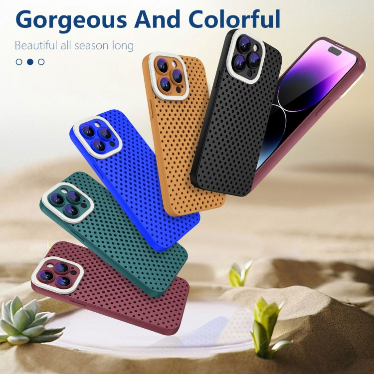 Hollow Heat Dissipation TPU Phone Case, For iPhone 14 Plus, For iPhone 14, For iPhone 14 Pro, For iPhone 14 Pro Max