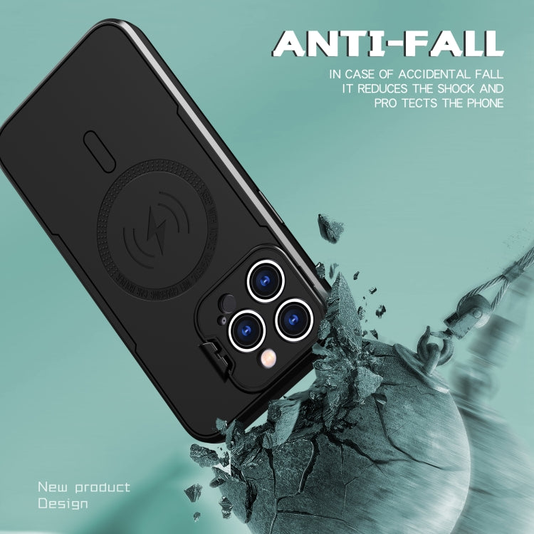 MagSafe Magnetic Invisible Camera Holder Phone Case, For iPhone 15 Pro Max, For iPhone 15 Pro, For iPhone 15 Plus, For iPhone 15