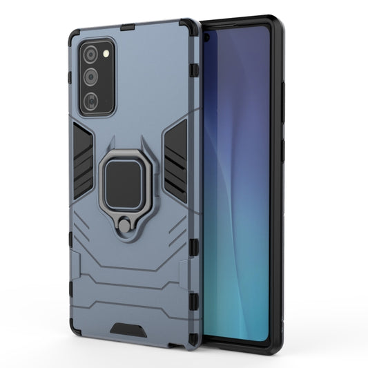 Back view of anti-drop protective case with reinforced corners for Note20 Ultra