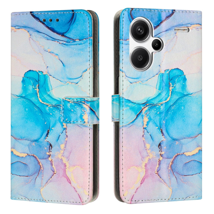 Painted Marble Pattern Leather Phone Case