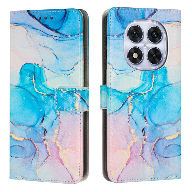 Painted Marble Pattern Leather Phone Case