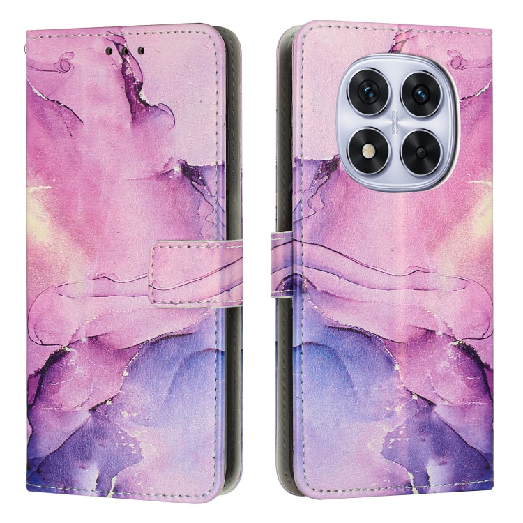 Painted Marble Pattern Leather Phone Case