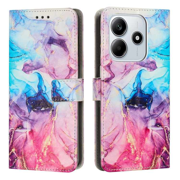 Painted Marble Pattern Leather Phone Case, For Redmi 14C 4G / A3 Pro, For Redmi Note 14 5G Global, For Redmi Note 14 Pro 5G Global, For Redmi K70 Pro / K70