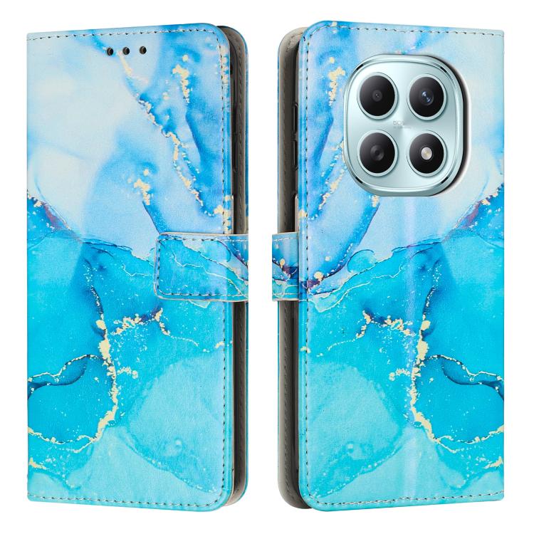 Painted Marble Pattern Leather Phone Case