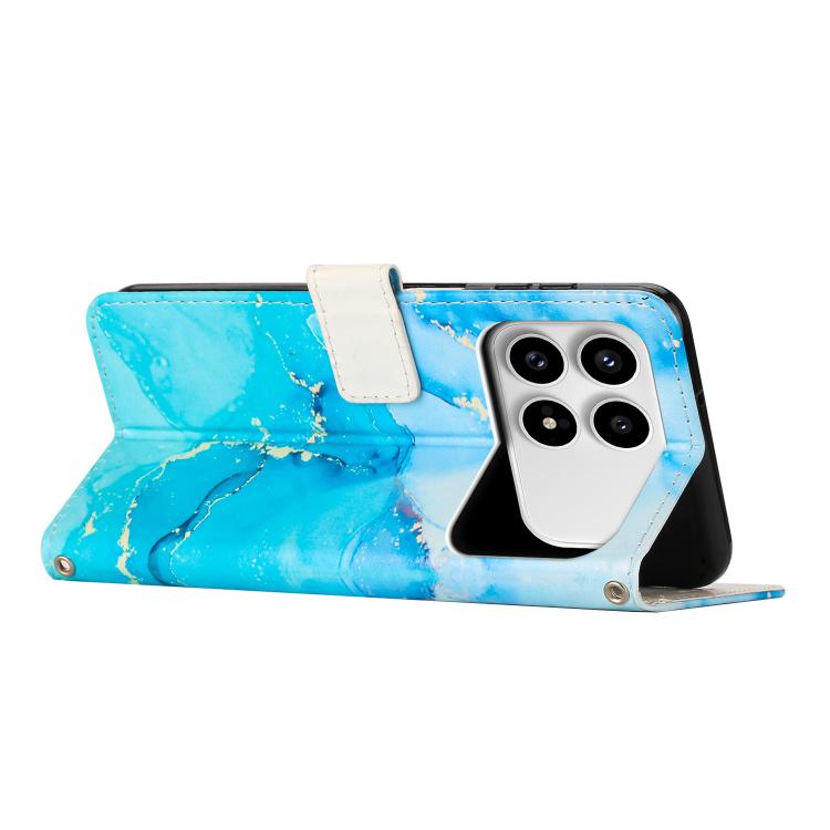 Étui en cuir à motif marbre peint pour Redmi K70E, Redmi Note 13 5G, Redmi 13C 4G, Redmi Note 13 Pro+, Redmi Note 13 Pro 5G, Redmi 12 4G / Redmi 12 5G / Note 12R