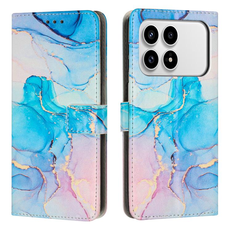 Étui en cuir à motif marbre peint pour Redmi K70E, Redmi Note 13 5G, Redmi 13C 4G, Redmi Note 13 Pro+, Redmi Note 13 Pro 5G, Redmi 12 4G / Redmi 12 5G / Note 12R