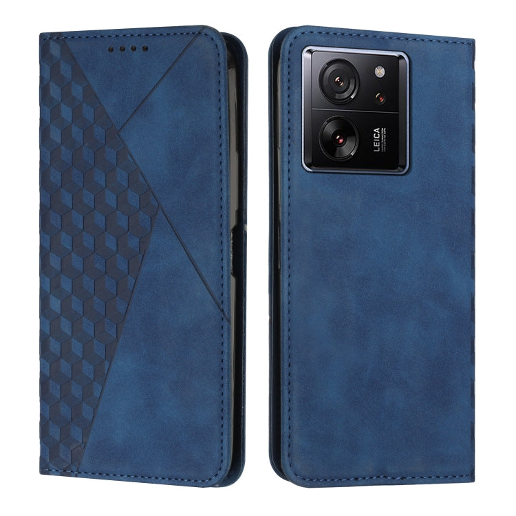 Diamond Splicing Skin Feel Magnetic Leather Phone Case