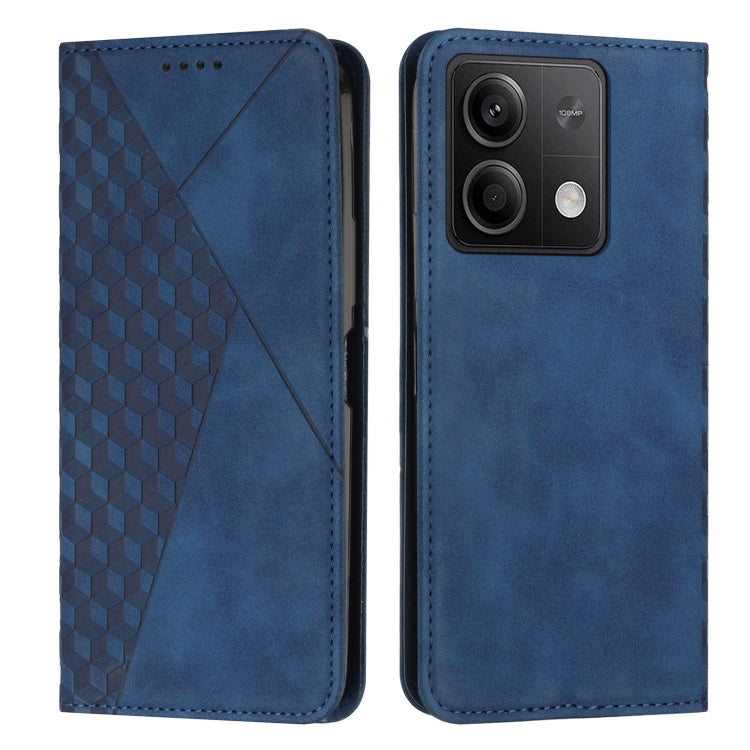 Diamond Splicing Skin Feel Magnetic Leather Phone Case