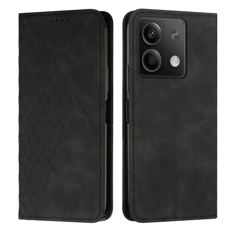 Diamond Splicing Skin Feel Magnetic Leather Phone Case