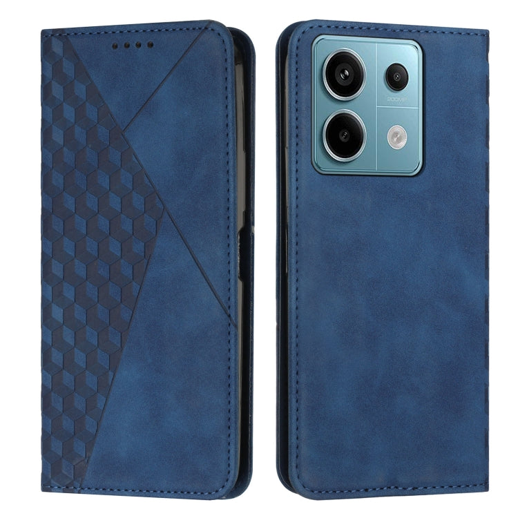 Diamond Splicing Skin Feel Magnetic Leather Phone Case