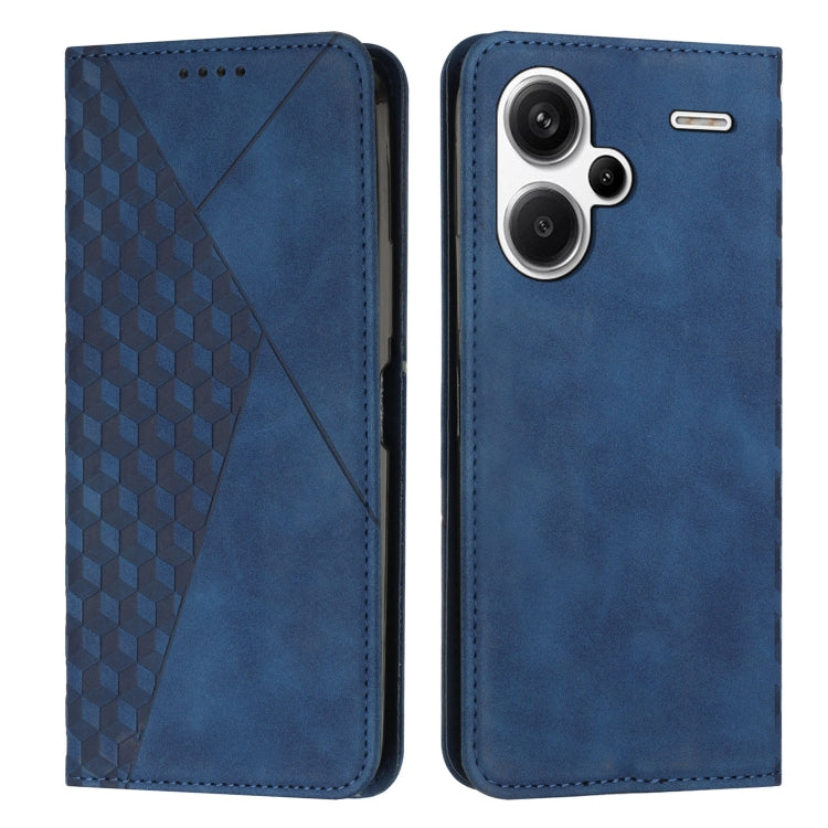 Diamond Splicing Skin Feel Magnetic Leather Phone Case