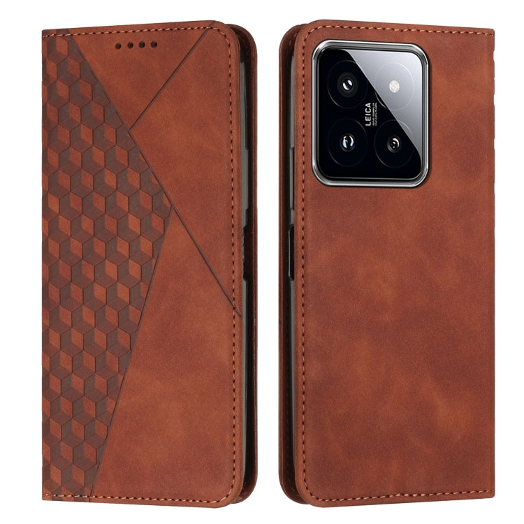 Diamond Splicing Skin Feel Magnetic Leather Phone Case