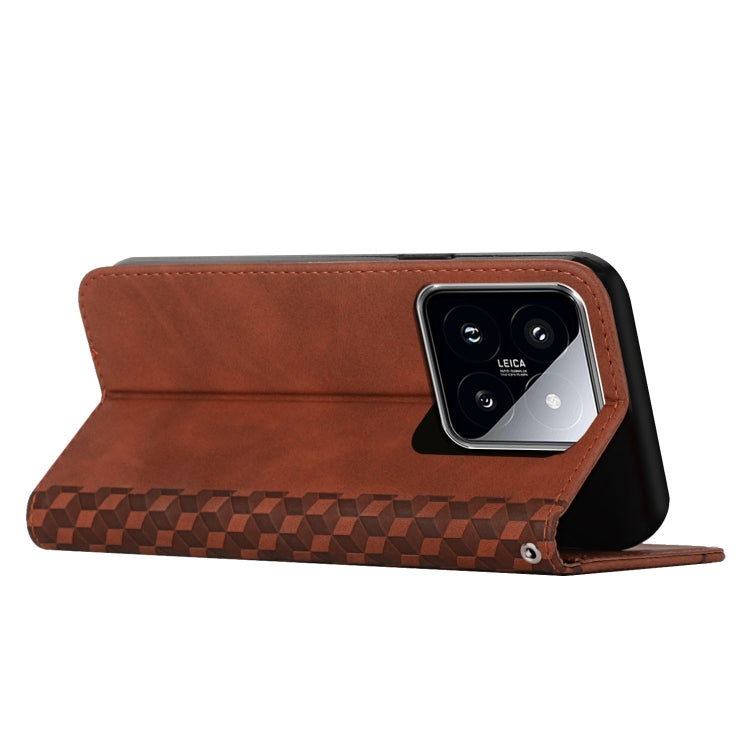 Diamond Splicing Skin Feel Magnetic Leather Phone Case