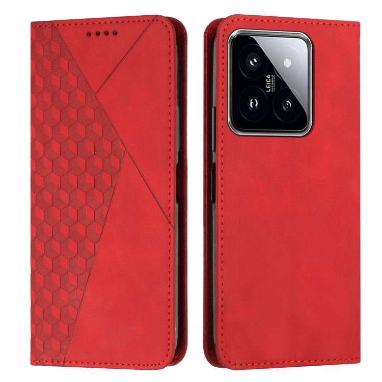 Diamond Splicing Skin Feel Magnetic Leather Phone Case