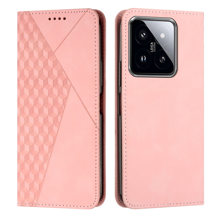Diamond Splicing Skin Feel Magnetic Leather Phone Case