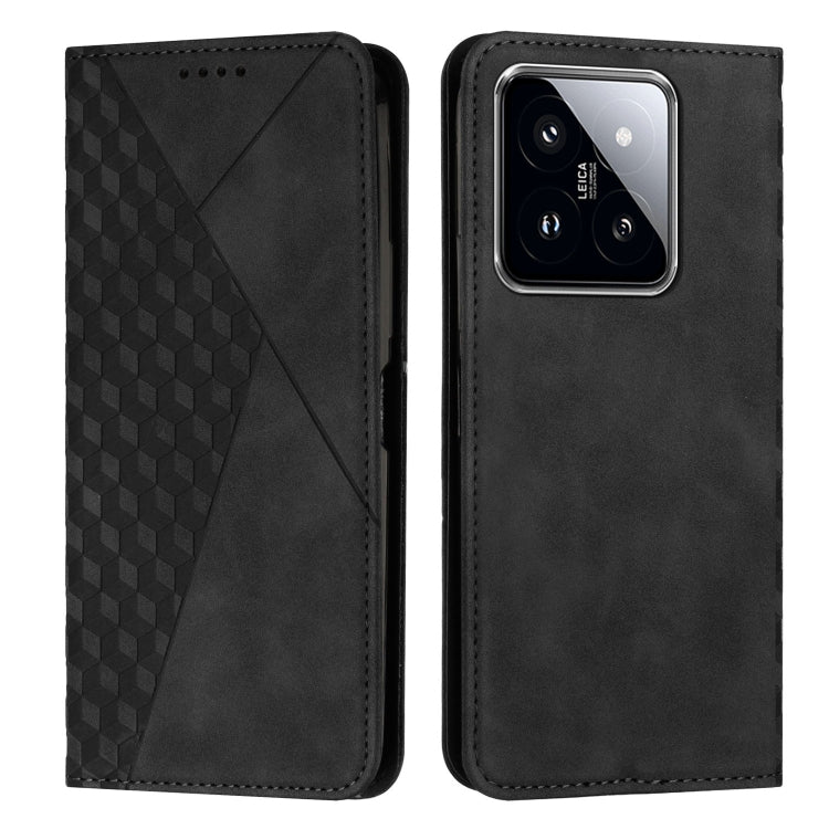Diamond Splicing Skin Feel Magnetic Leather Phone Case