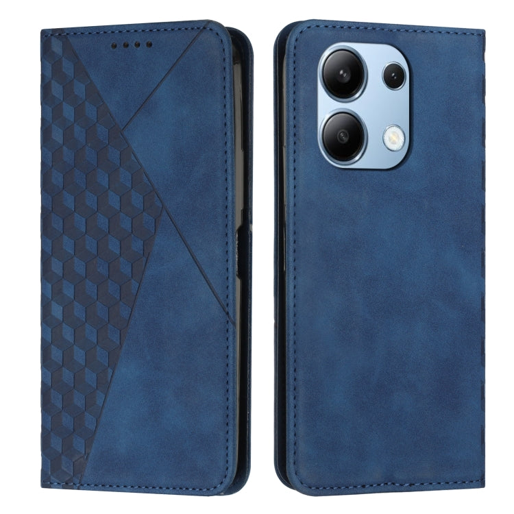 Diamond Splicing Skin Feel Magnetic Leather Phone Case