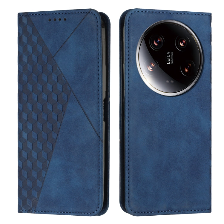 Diamond Splicing Skin Feel Magnetic Leather Phone Case