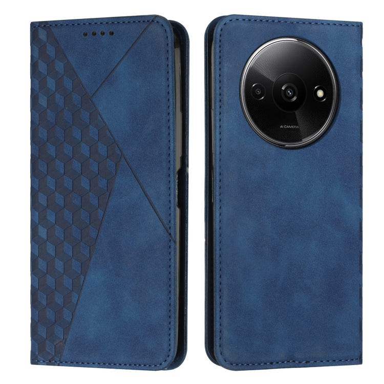 Diamond Splicing Skin Feel Magnetic Leather Phone Case